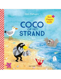 Coco op het strand