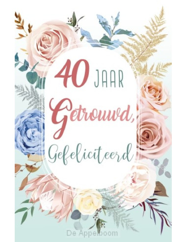 40 jaar getrouwd