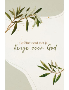 Wenskaart Gef. keuze voor God