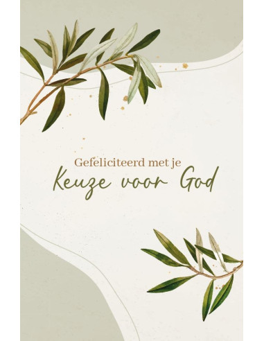 Wenskaart Gef. keuze voor God