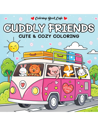 Cuddly friends - Coloring Book Cafe