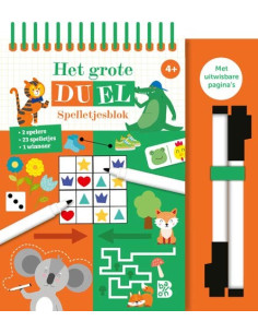Grote duel spelletjesblok 4+