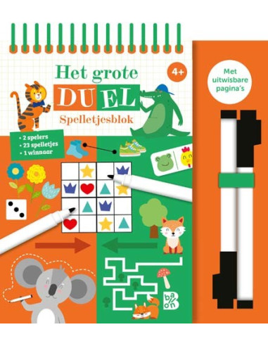 Grote duel spelletjesblok 4+