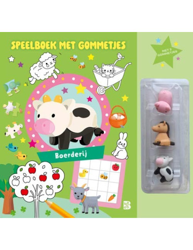 Speelboek met gommetjes: Boerderij