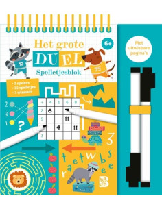 Grote duel spelletjesblok 6+