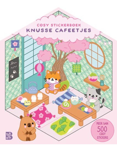 Cosy stickerboek: Knusse cafeetjes