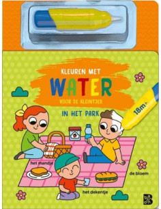 Kleuren met water voor de...