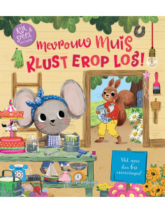 Mevrouw Muis klust erop los!