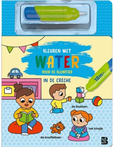 Kleuren met water voor de kleintjes: In