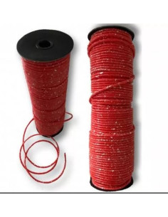 Springtouw rood per meter