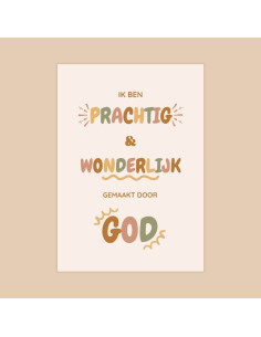 Wonderlijk gemaakt A5 poster