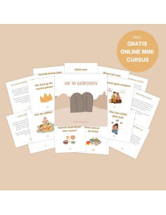10 Geboden kaartenset