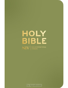 NIV Pocket Bible with Gold Zip