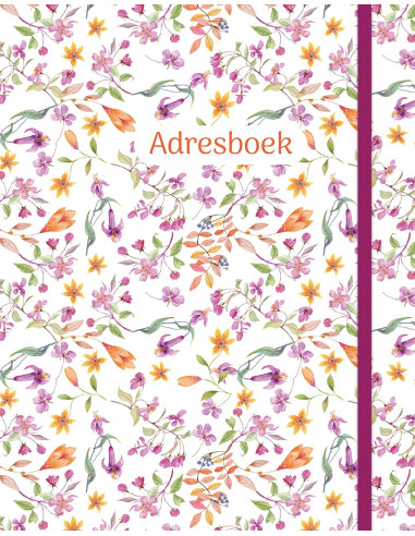 Adresboek (groot) - Romantic Florals