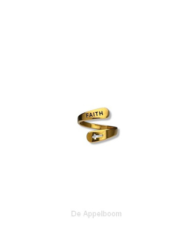Ring Faith  goud  one seize