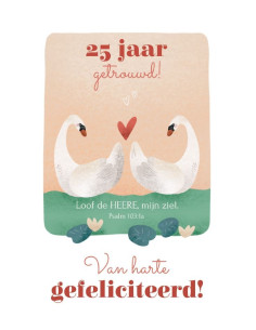 25 jaar getrouwd
