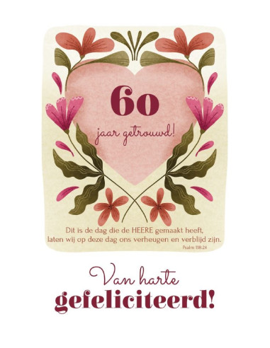 60 jaar getrouwd