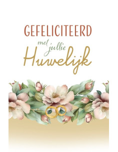 Wenskaart huwelijk