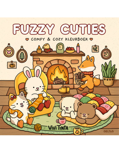 Fuzzy Cuties Cute & Comfy kleurboek Vivi