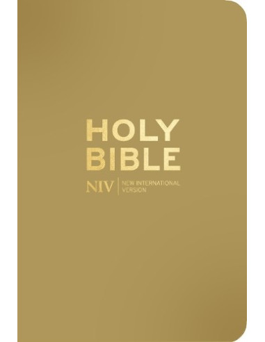 NIV Pocket Bible with Gold Zip
