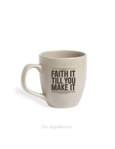 Mok keramiek Made Faith it