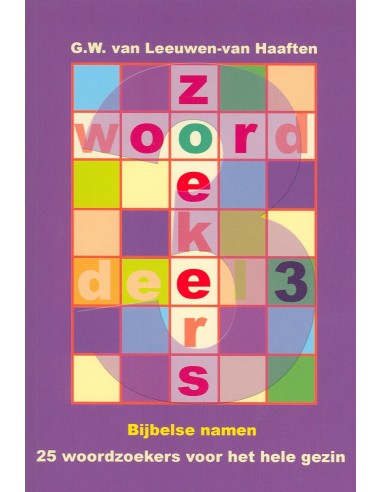 Woordzoekers 3 bijbelse namen