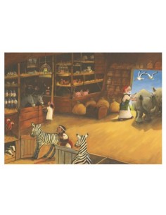 Houten puzzel Prenten...