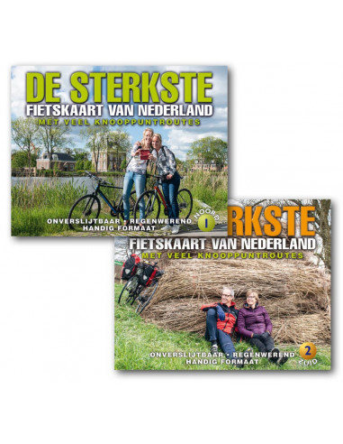 De sterkste fietskaart Nederland dl 1+2
