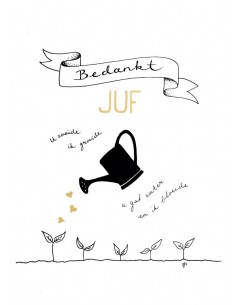 Bedankt juf