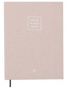 Quote To Note Book