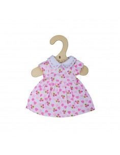 Pink dress with pink hearts...