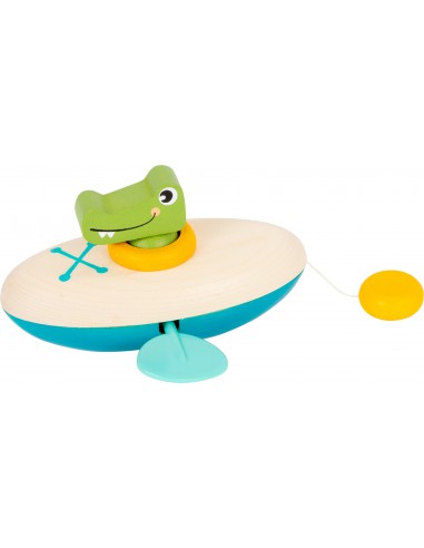 Water Toy Wind-Up Canoe Crocodile