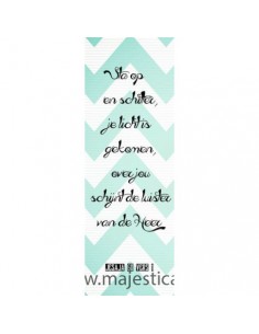 Boekenlegger sta op en...