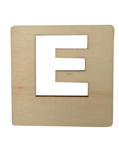 Houten Latletter E