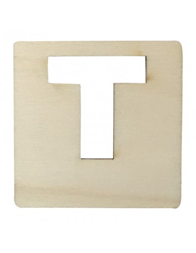 Houten Latletter T