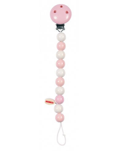 Speenketting pastelroze 21cm