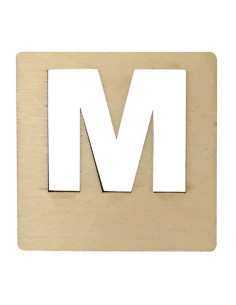 Houten Latletter M