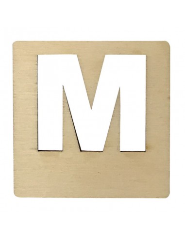 Houten Latletter M