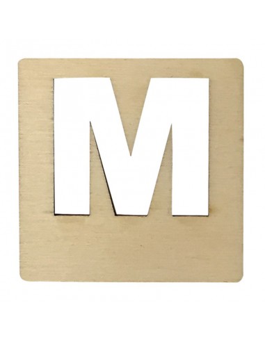 Houten Latletter M