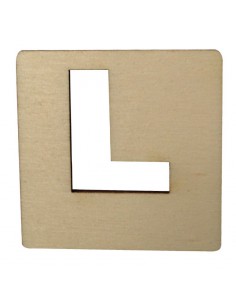 Houten Latletter L
