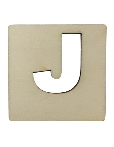 Houten Latletter J