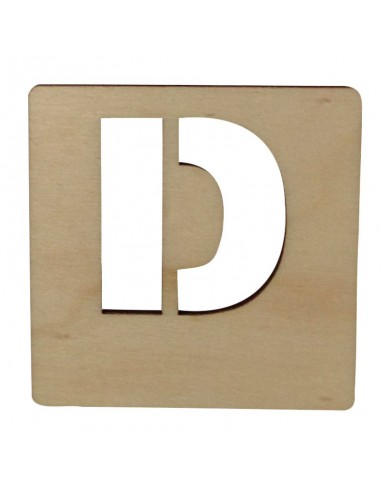 Houten Latletter D