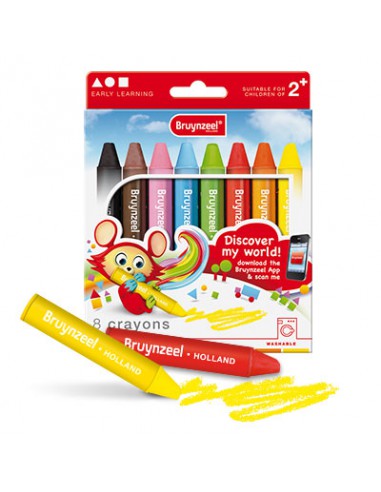 Bruynzeel 8 crayons