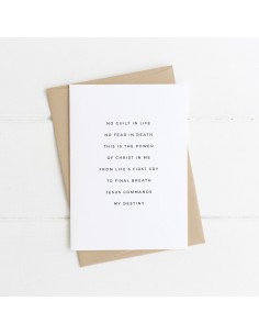 Kaart No guilt in life