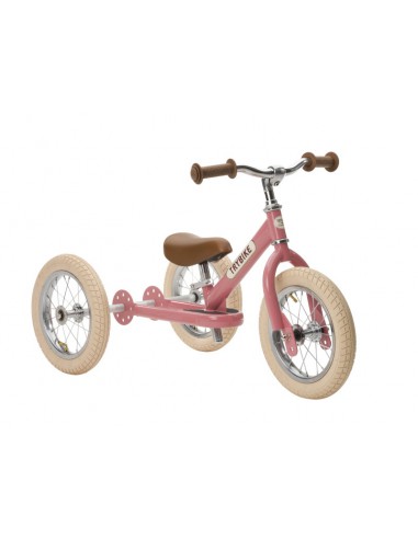 Trybike steel 2in1 roze vintage