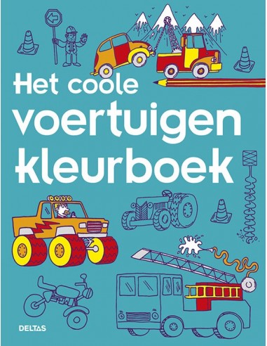 Coole voertuigen kleurboek