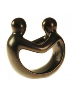 Beeld moeder en kind zwart...