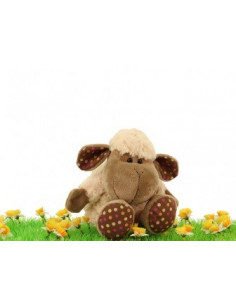 Lamb curly handpuppet 20cm