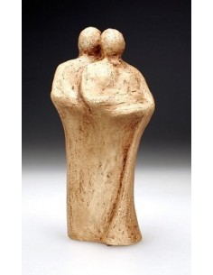 Beeld ouders 19cm creme