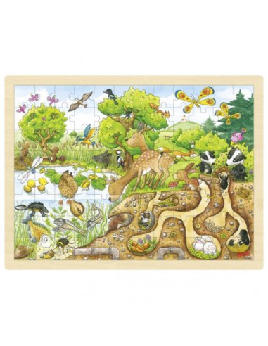 Puzzel Ontdek de natuur. 96st.